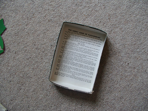 Floundering Spear's Games © 1963 Rules